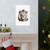 Matte Vertical Posters Lion - Image 143