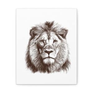 Stretched Canvas Lion