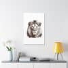 Satin Canvas, Stretched Lion - Image 7