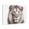 Satin Canvas, Stretched Lion - Image 10