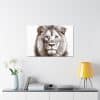 Satin Canvas, Stretched Lion - Image 11