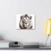 Satin Canvas, Stretched Lion - Image 19