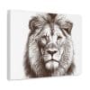 Satin Canvas, Stretched Lion - Image 26
