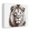 Satin Canvas, Stretched Lion - Image 34