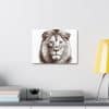 Satin Canvas, Stretched Lion - Image 39