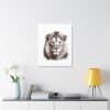 Satin Canvas, Stretched Lion - Image 43