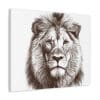 Satin Canvas, Stretched Lion - Image 46
