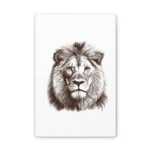 Classic Canvas Lion