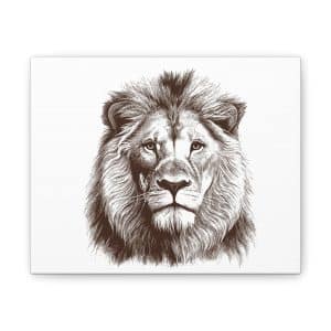 Canvas Stretched, 0.75" Lion